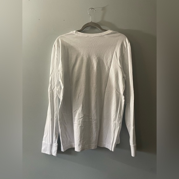 White Long Sleeve Shirt with Kayak Graphic - Picture 8 of 8